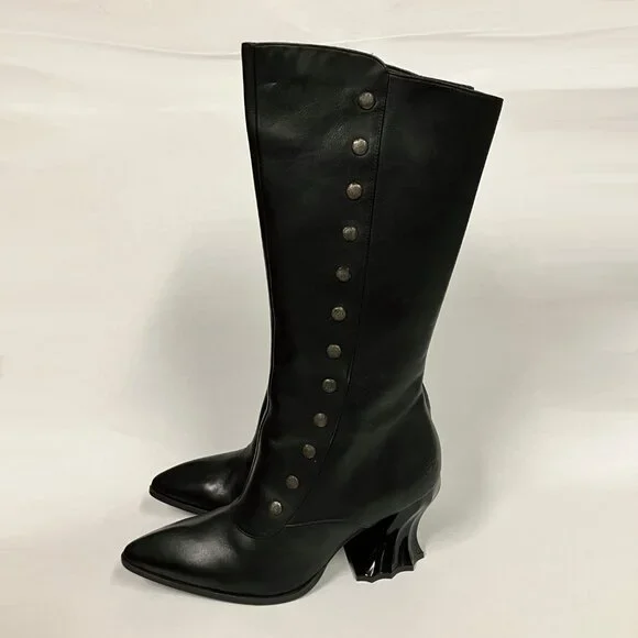 *BRAND NEW!* Fluevog 2017 Deliverance LU Boots, Black, Size 9.5 (best for 8.5)! - Picture 3 of 11